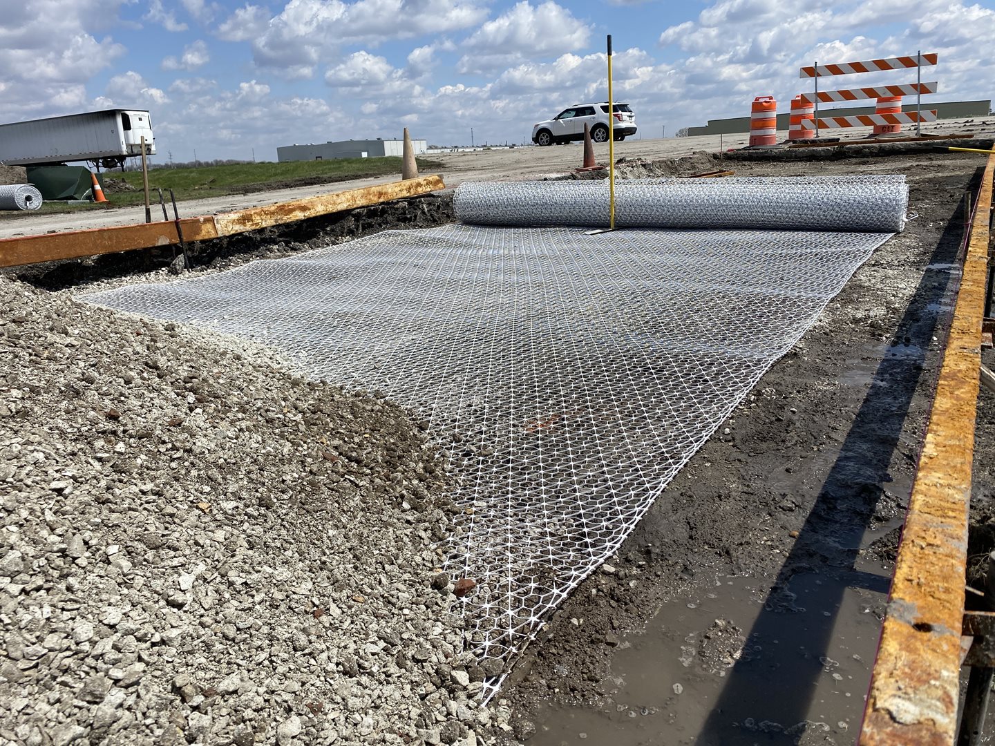 Wegenbouw voor voedselbezorging image
