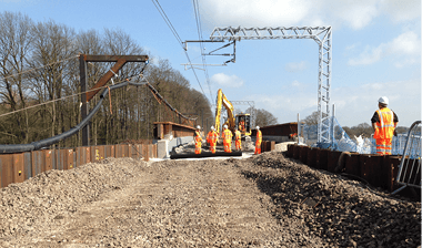 The benefits of stabilising geogrids on the railway